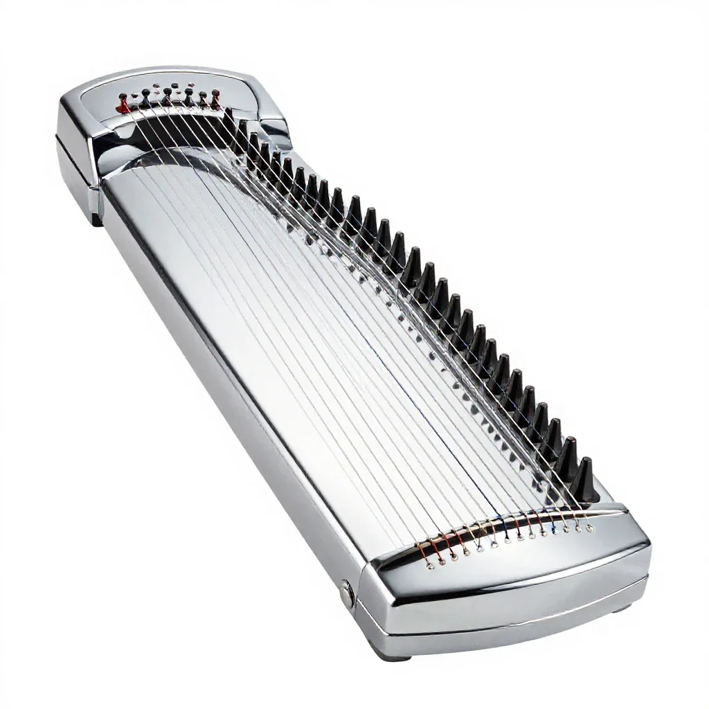 Zither isolated on a white background
