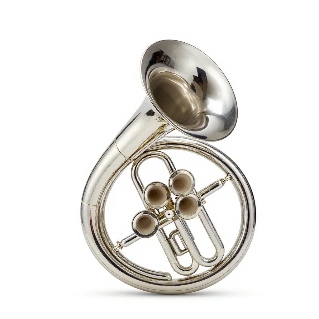 Euphonium isolated on a white background