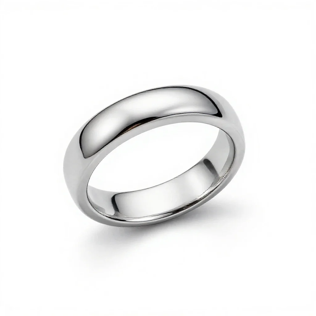 Mourning ring isolated on a white background