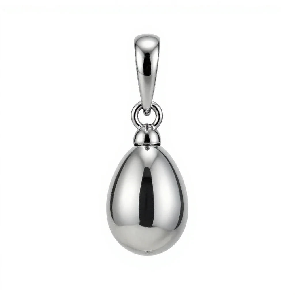 Pendant earring isolated on a white background