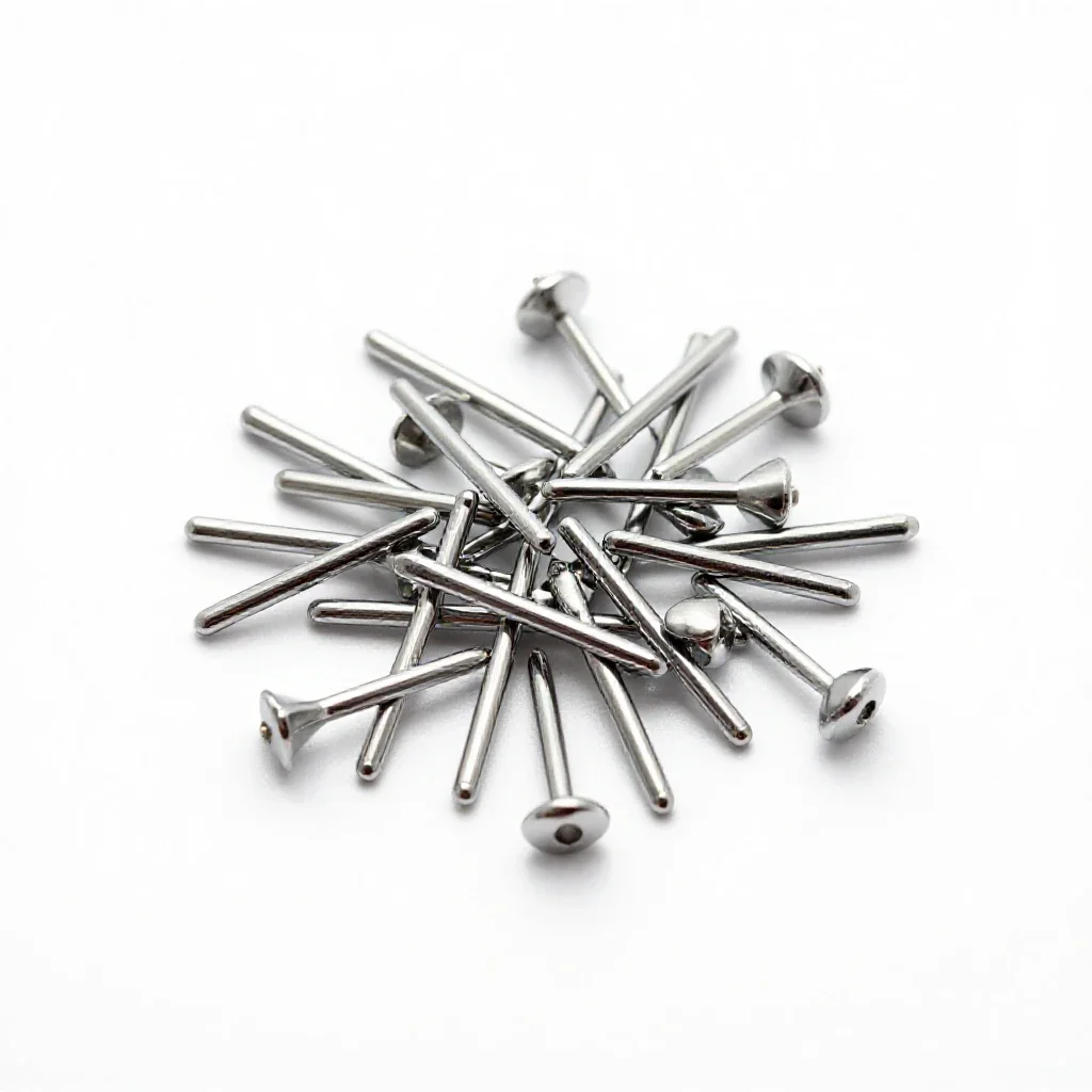 Scatter pin isolated on a white background