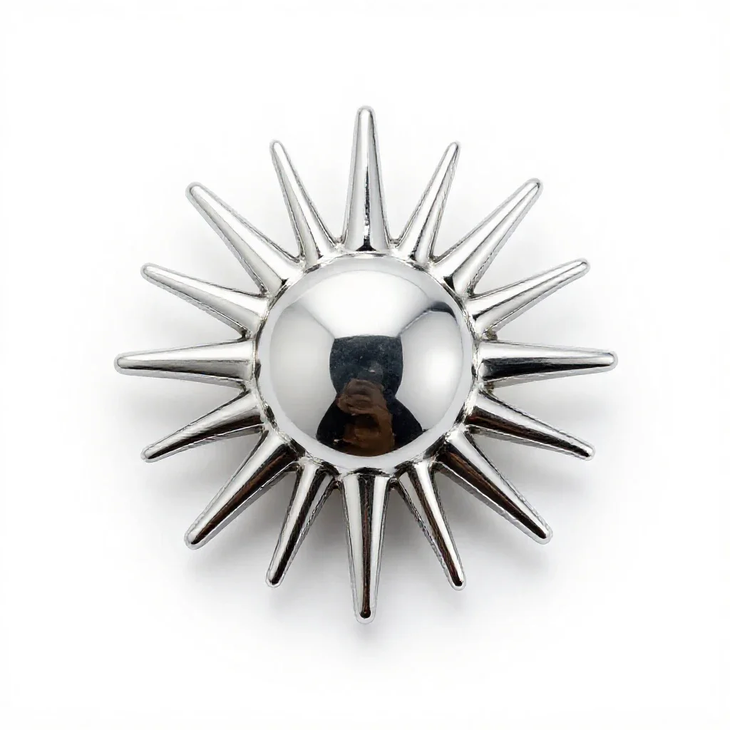 Sunburst isolated on a white background
