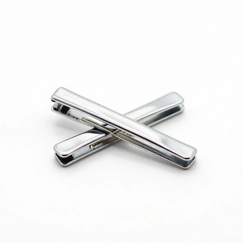 Tie clip isolated on a white background