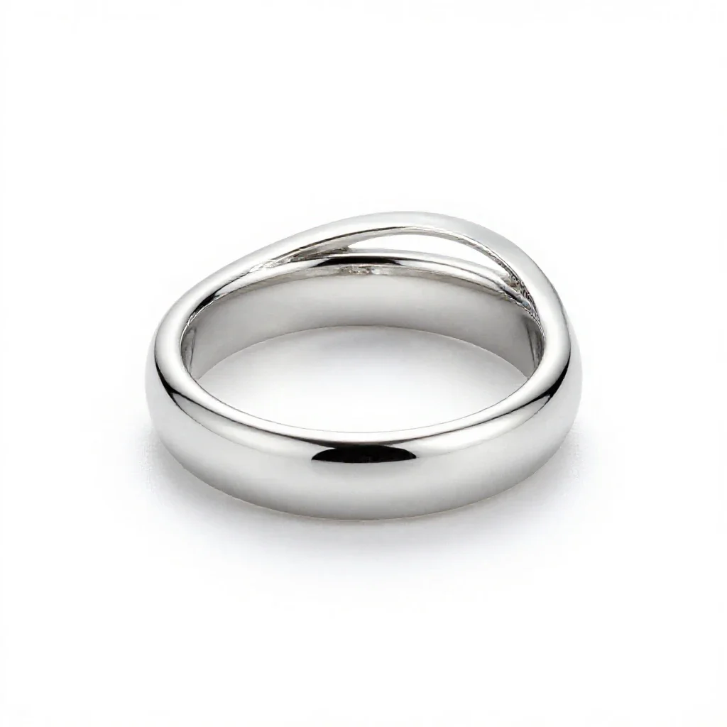 Wedding ring isolated on a white background