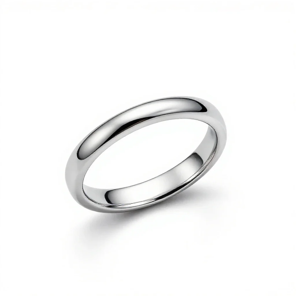 Engagement ring isolated on a white background