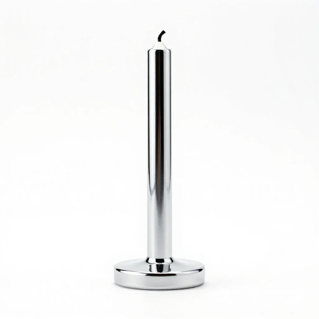 Candle isolated on a white background
