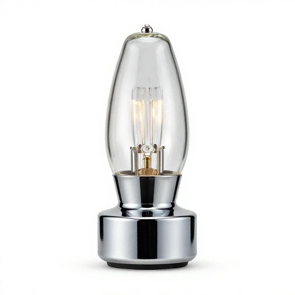 Discharge lamp isolated on a white background