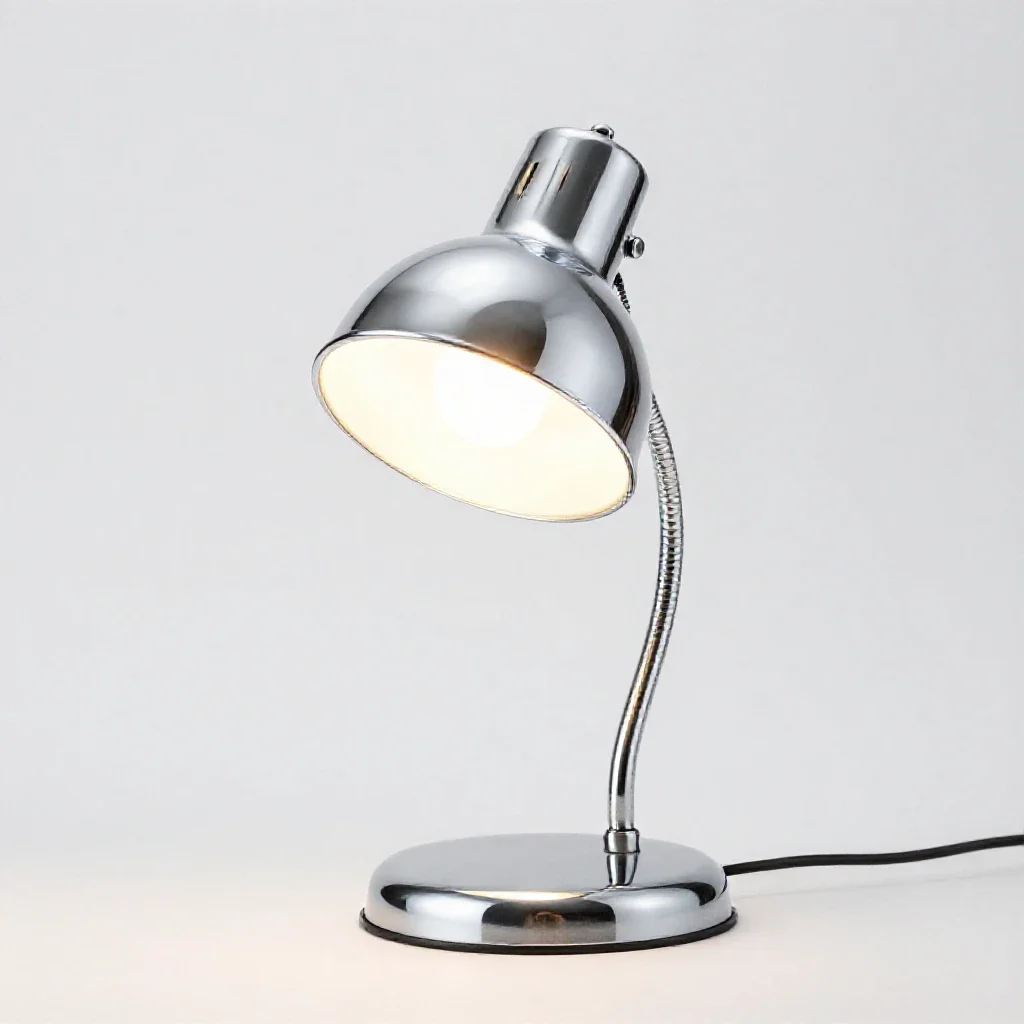 Reading lamp isolated on a white background