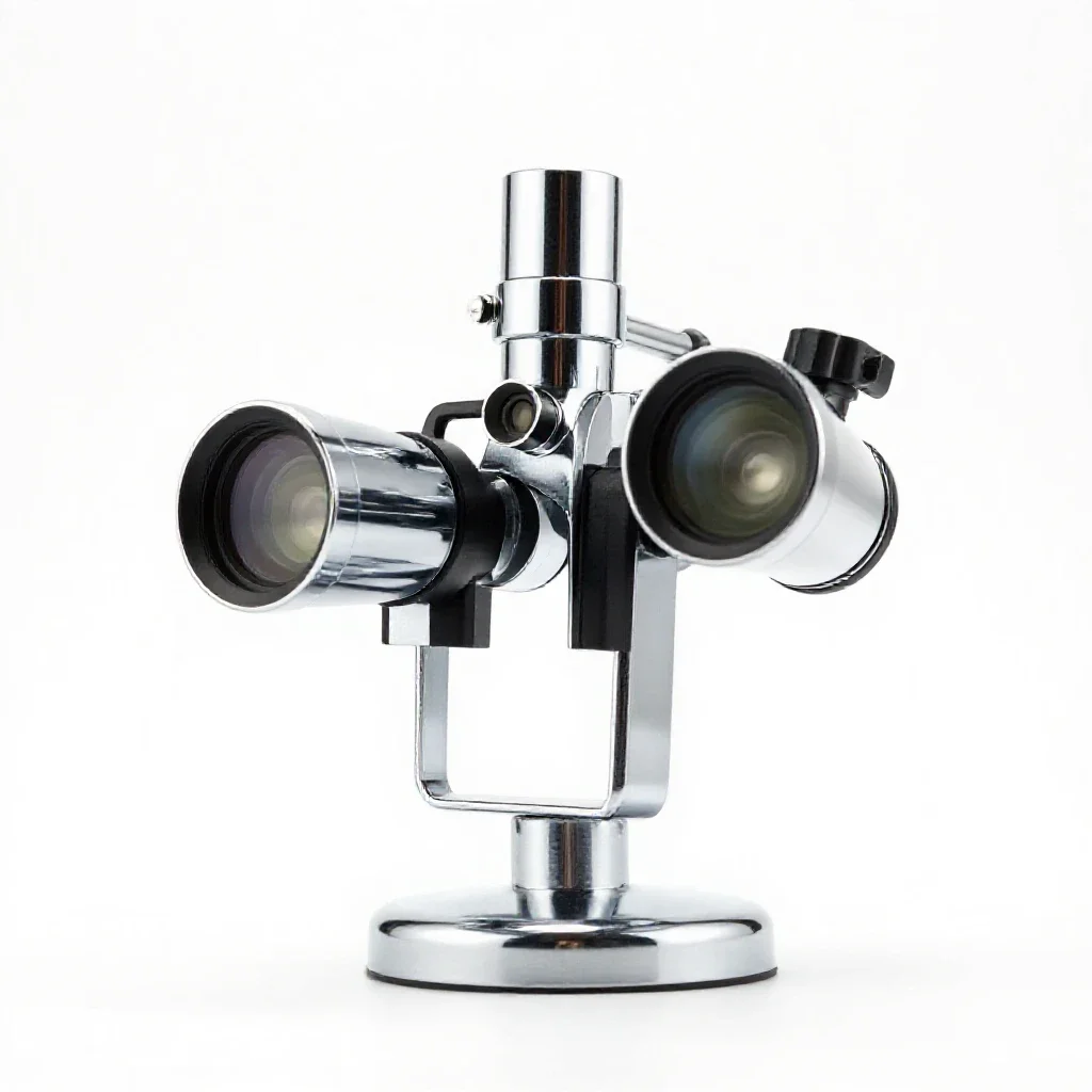 Slit lamp isolated on a white background