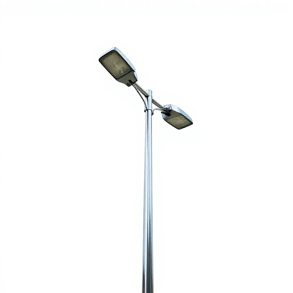 Streetlight isolated on a white background