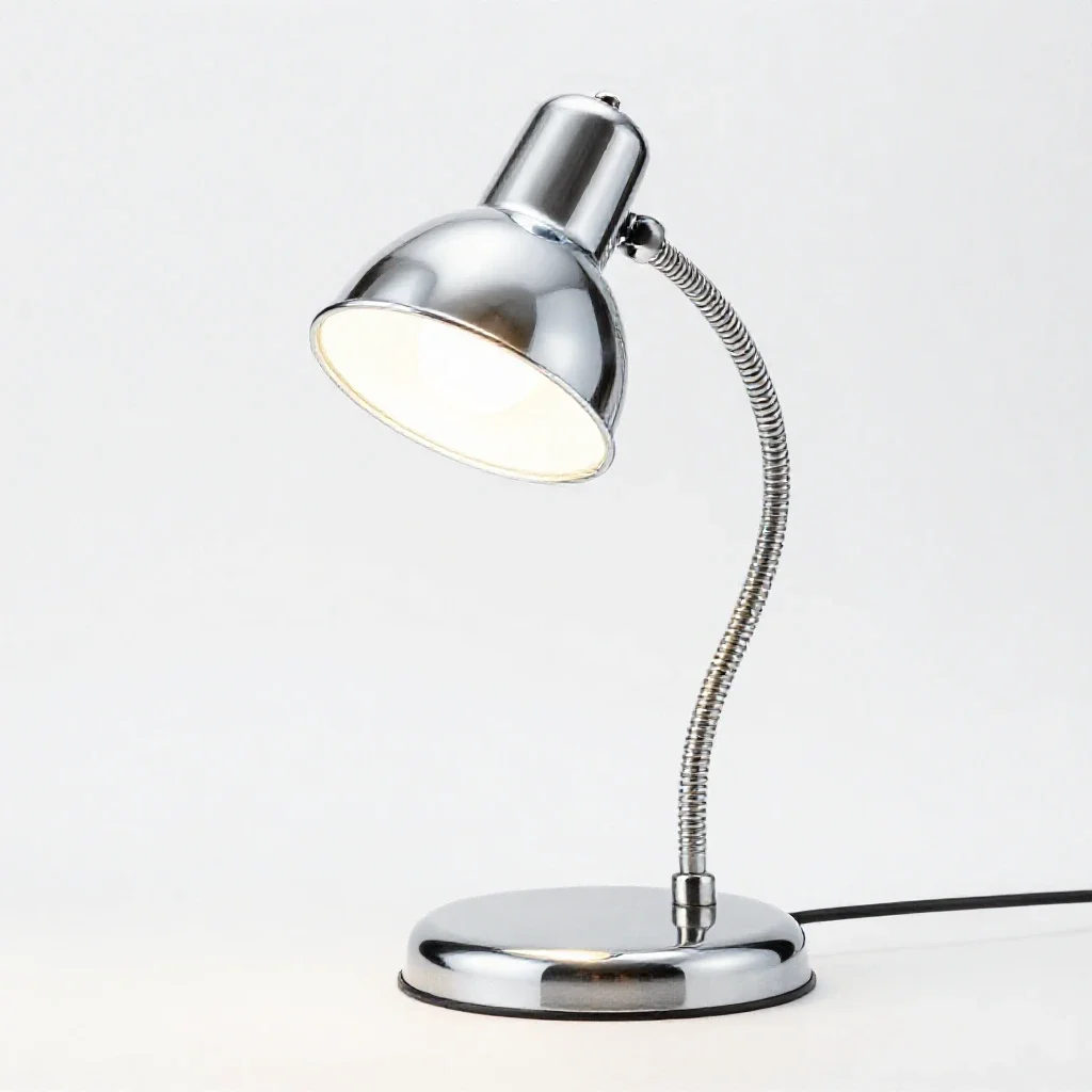 Student lamp isolated on a white background