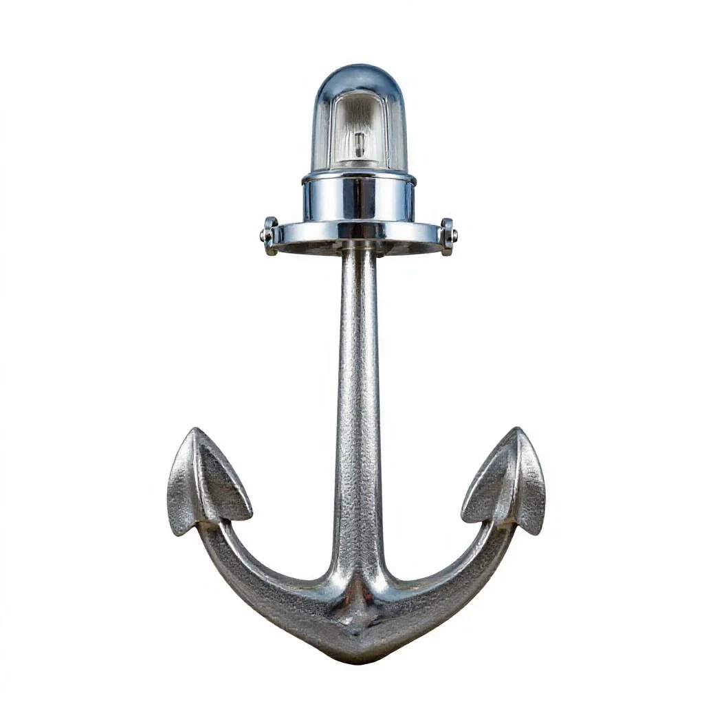 Anchor light isolated on a white background