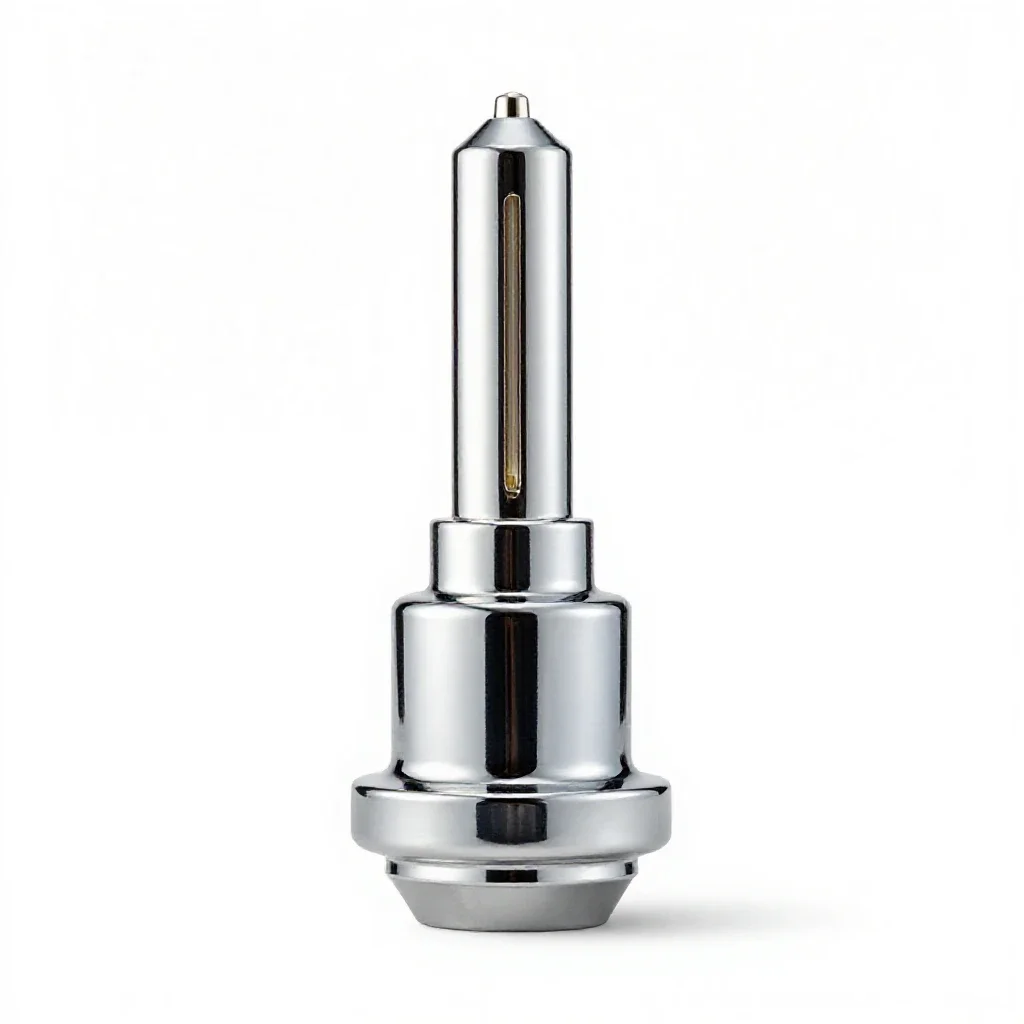 Electric-discharge lamp isolated on a white background