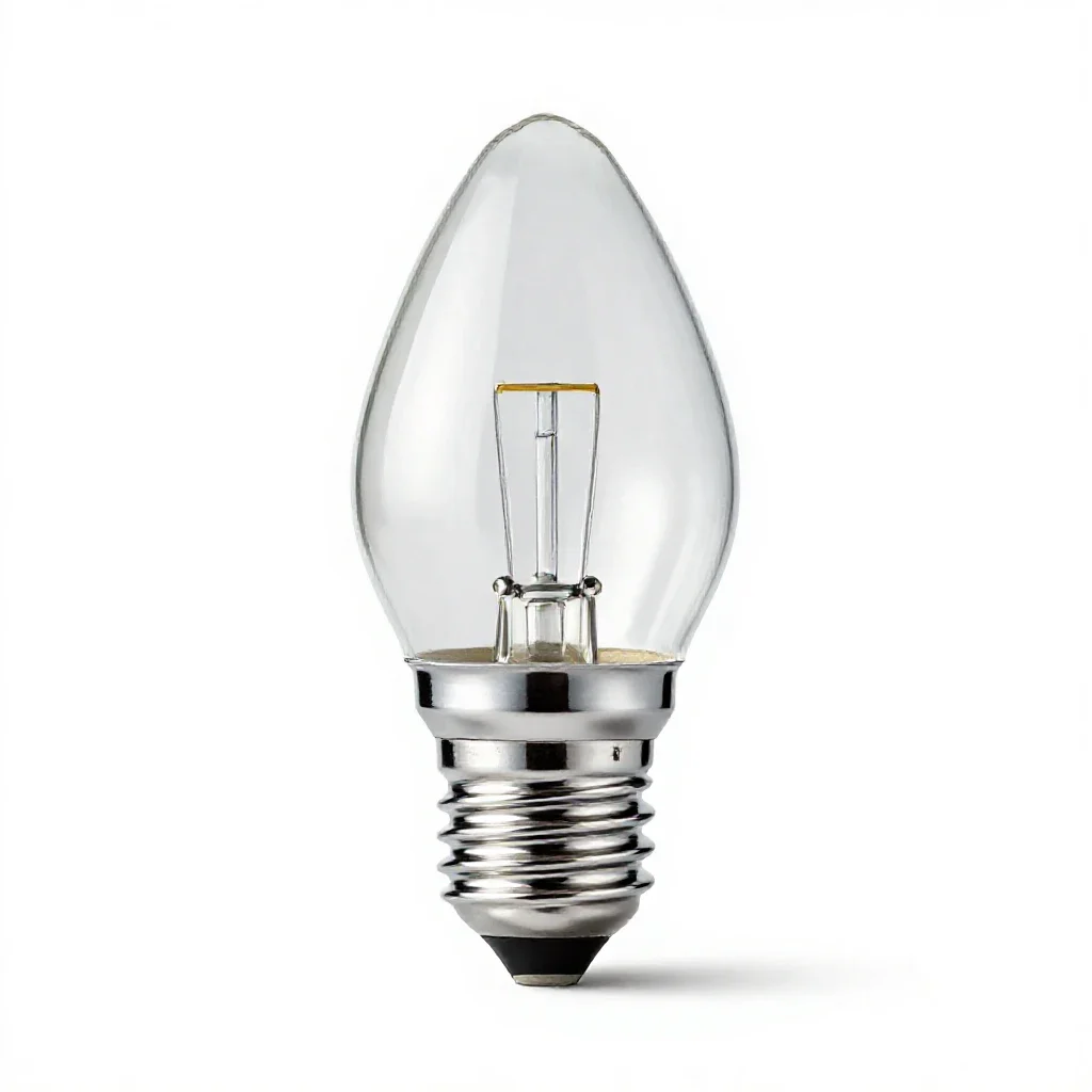 Electric lamp isolated on a white background