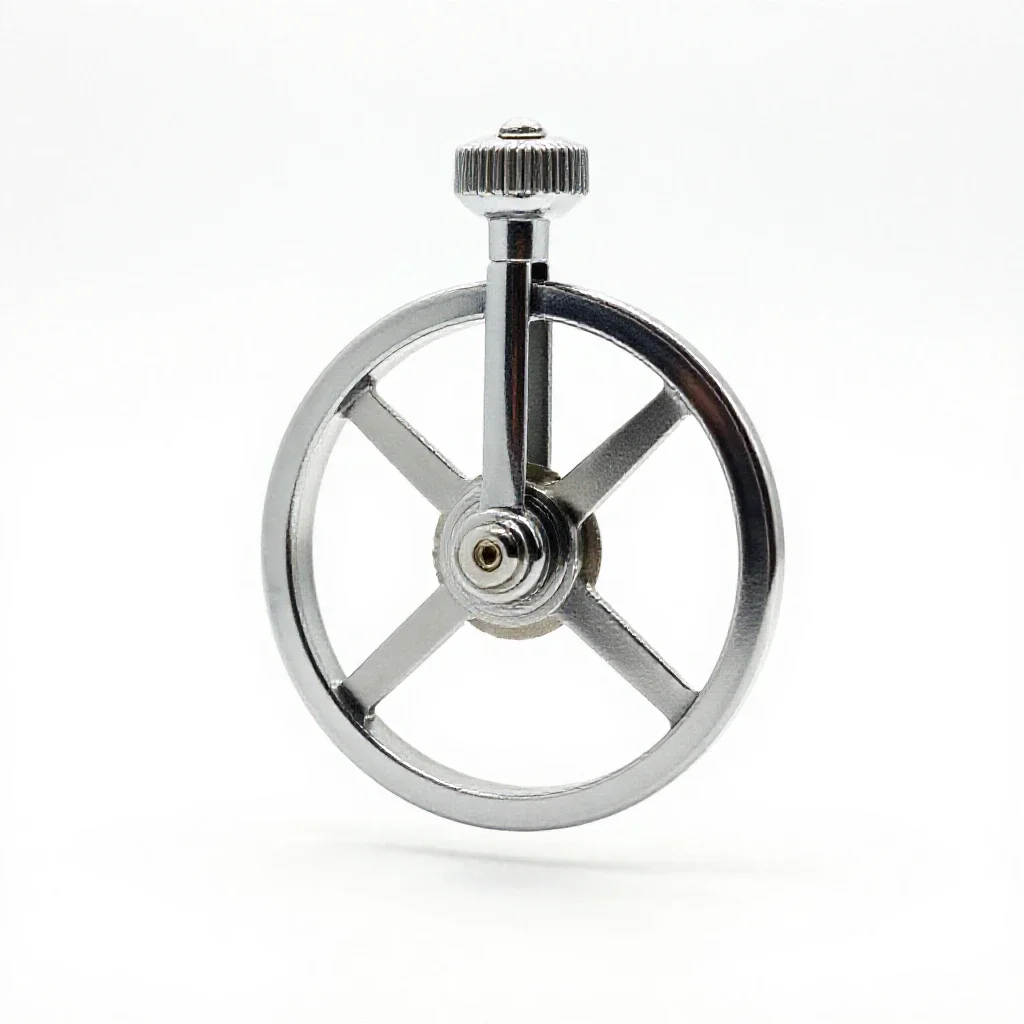 Balance wheel isolated on a white background