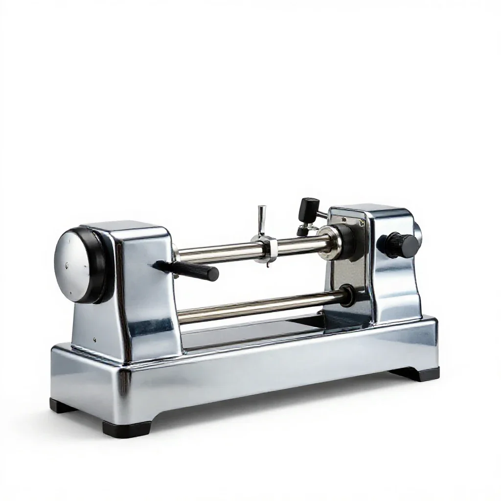 Bench lathe isolated on a white background