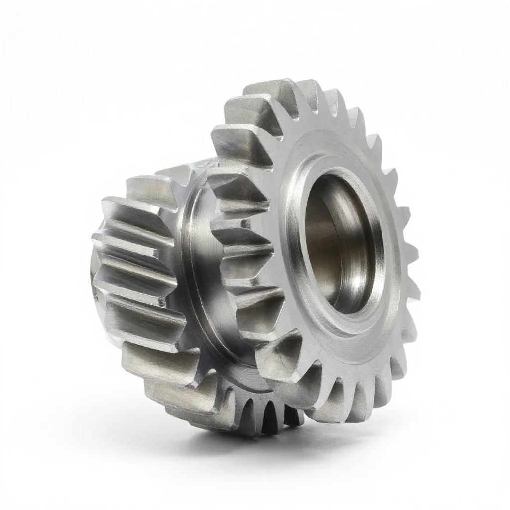 Bevel gear isolated on a white background
