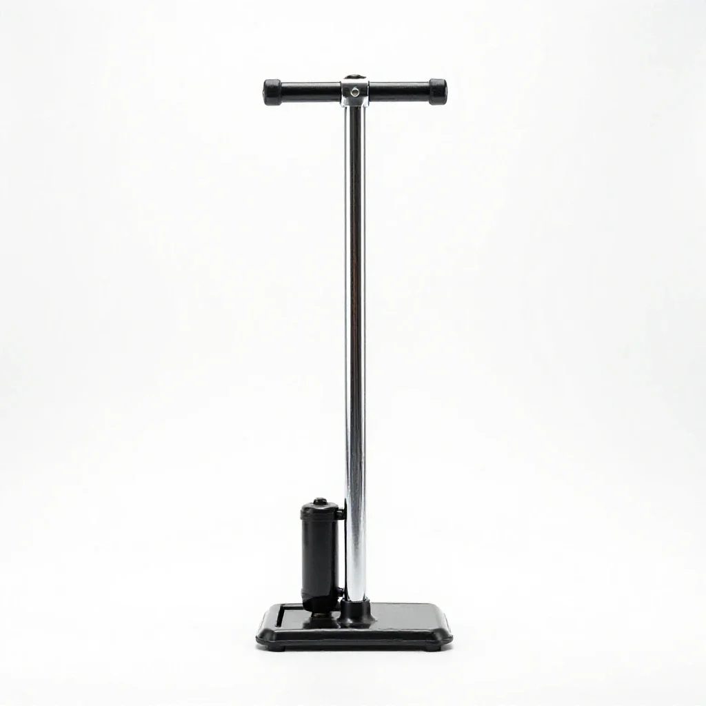 Bicycle pump isolated on a white background