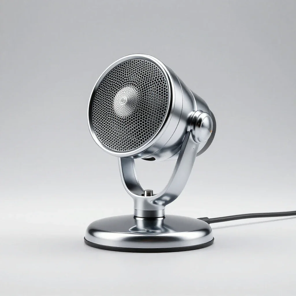 Broadcaster isolated on a white background