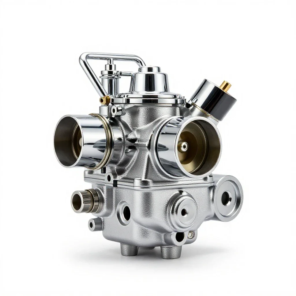 Carburetor isolated on a white background