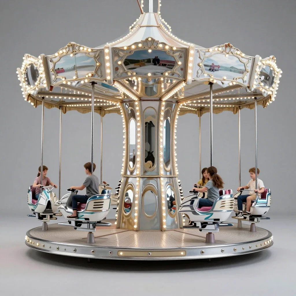 Carousel isolated on a white background