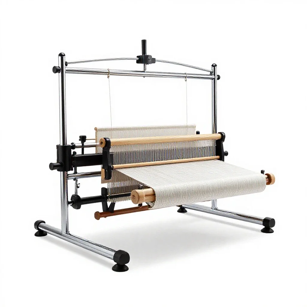 Carpet loom isolated on a white background
