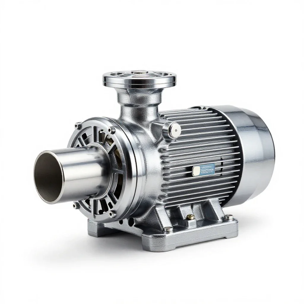 Centrifugal pump isolated on a white background