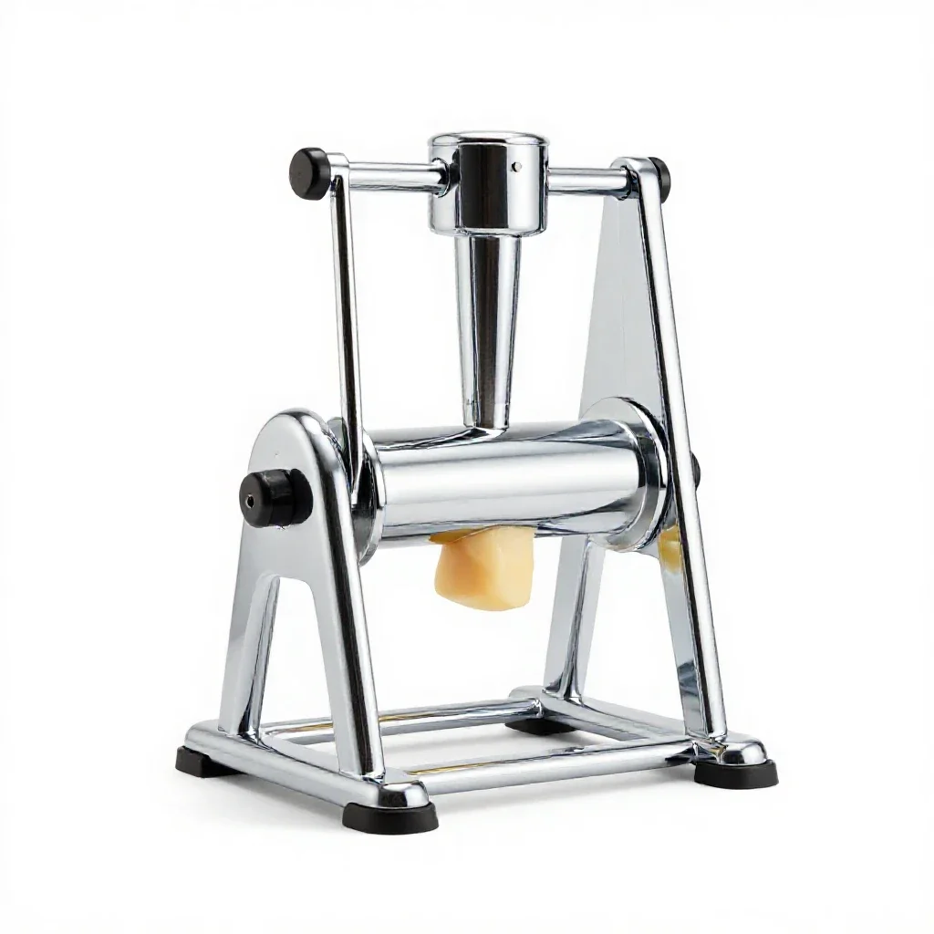 Cheese press isolated on a white background