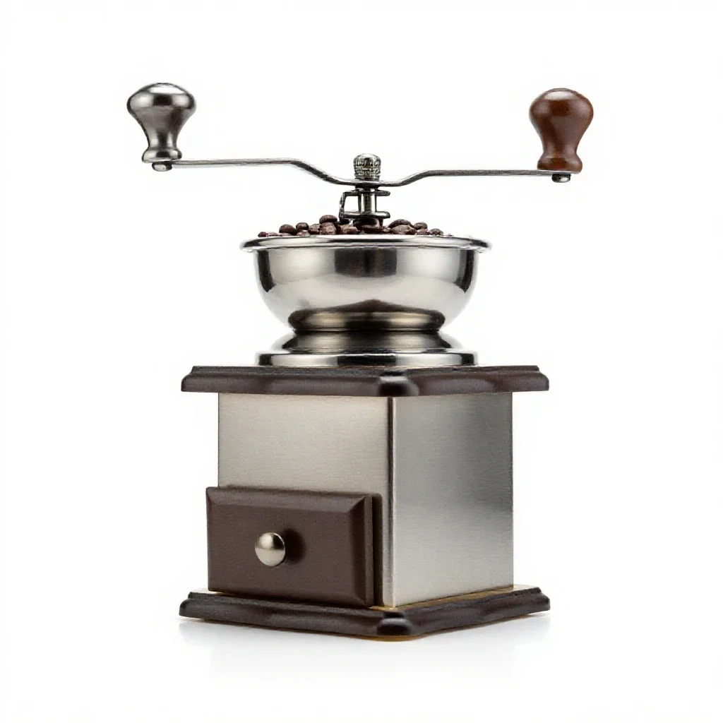 Coffee mill isolated on a white background