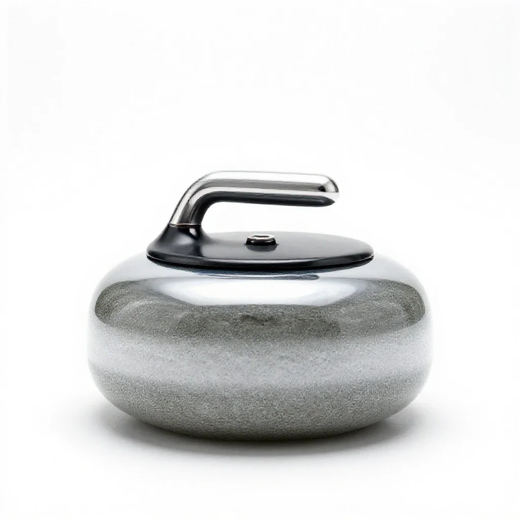 Curler isolated on a white background
