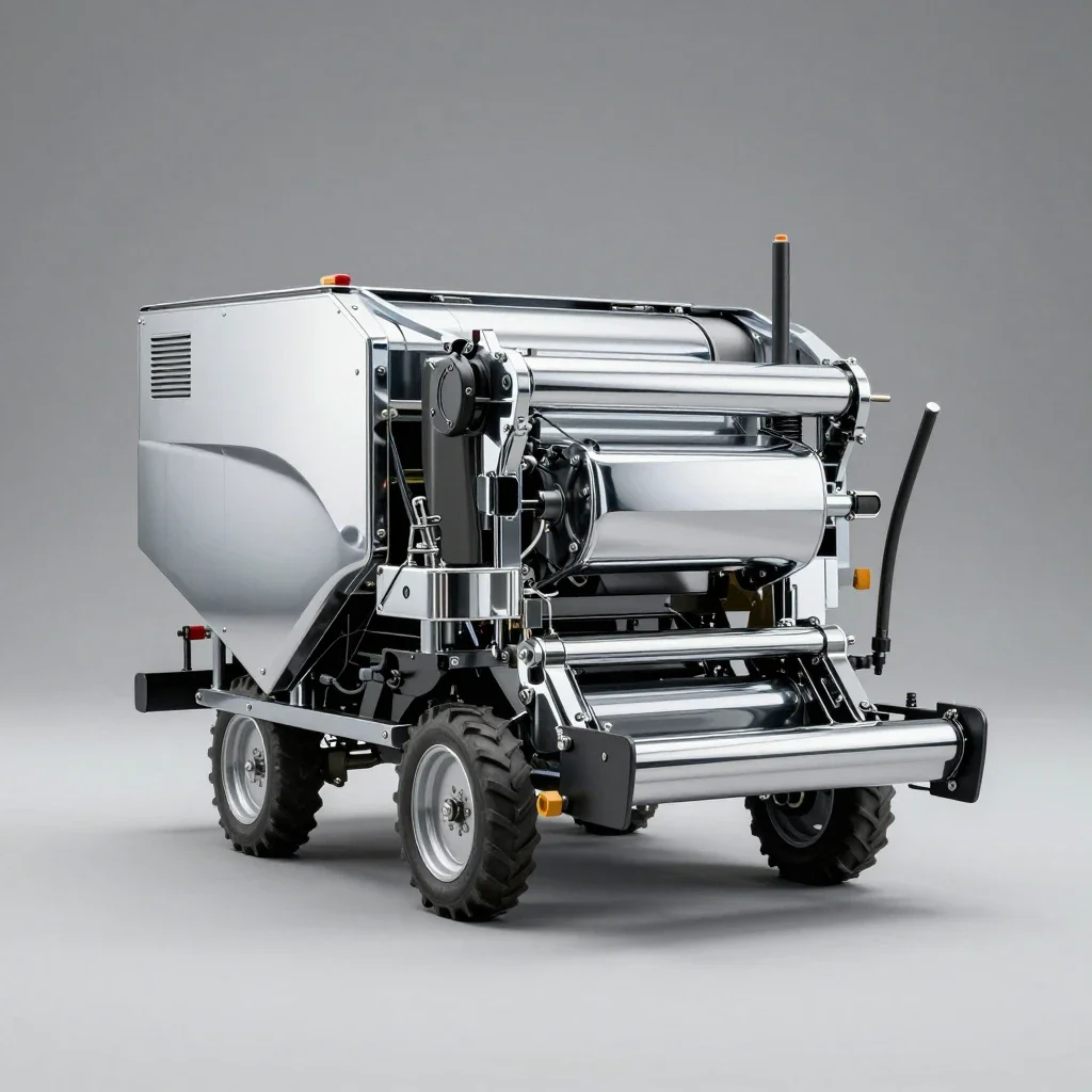 Farm machine isolated on a white background