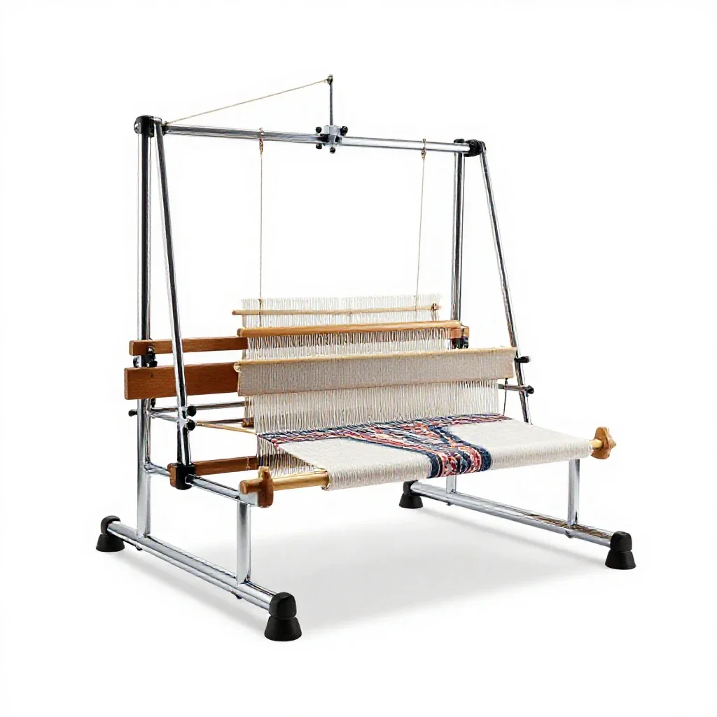 Figure loom isolated on a white background
