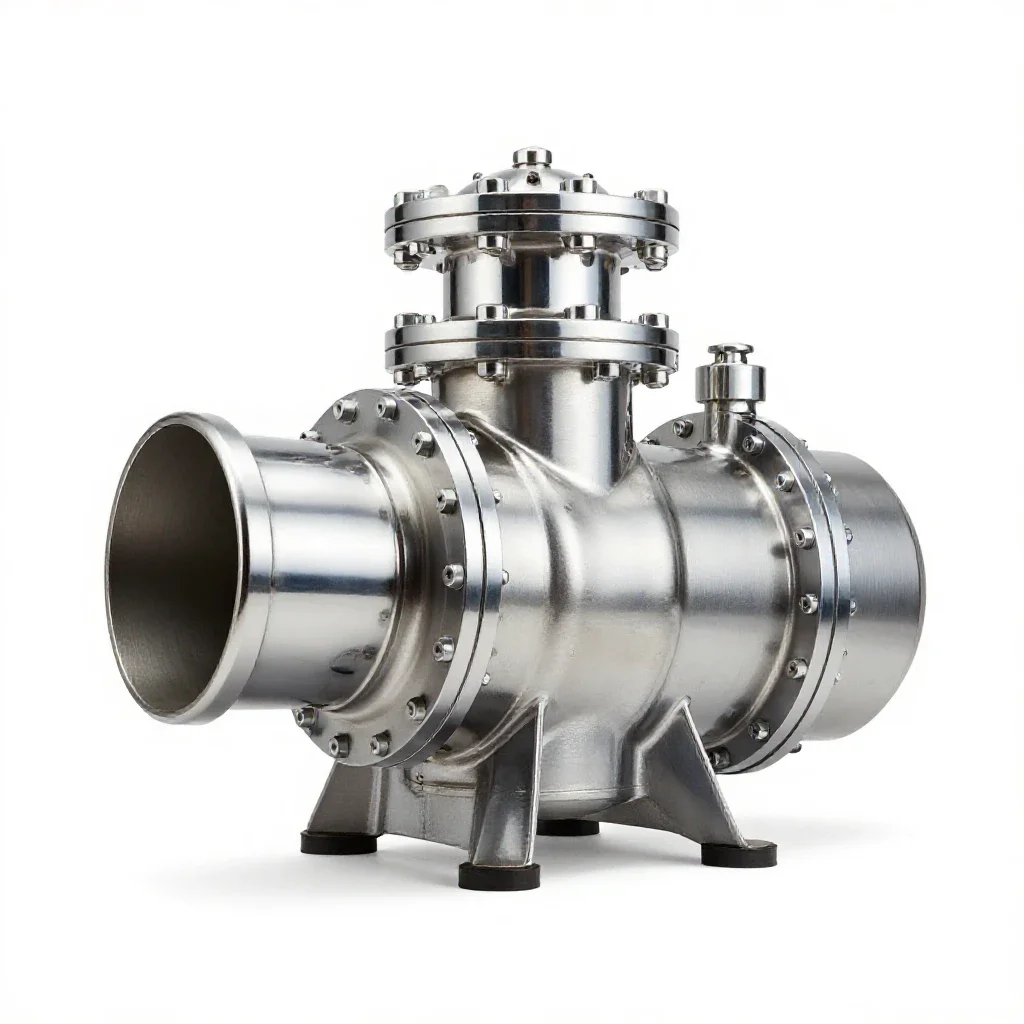 Gas turbine isolated on a white background