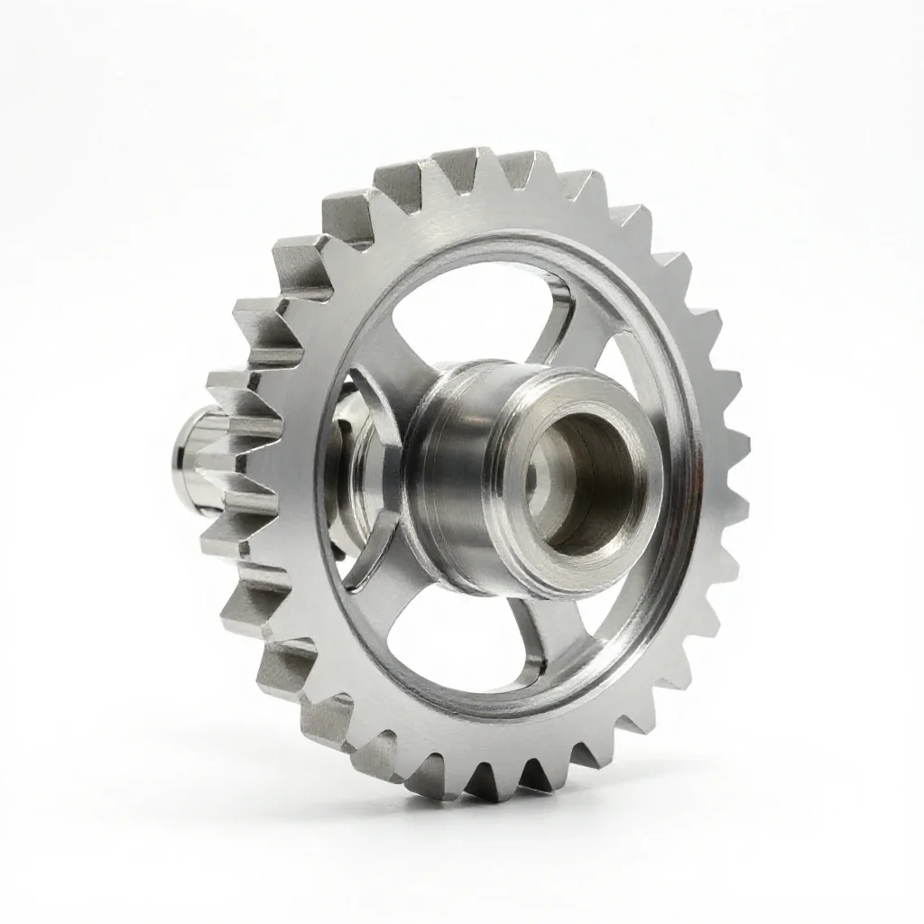 Gearing isolated on a white background