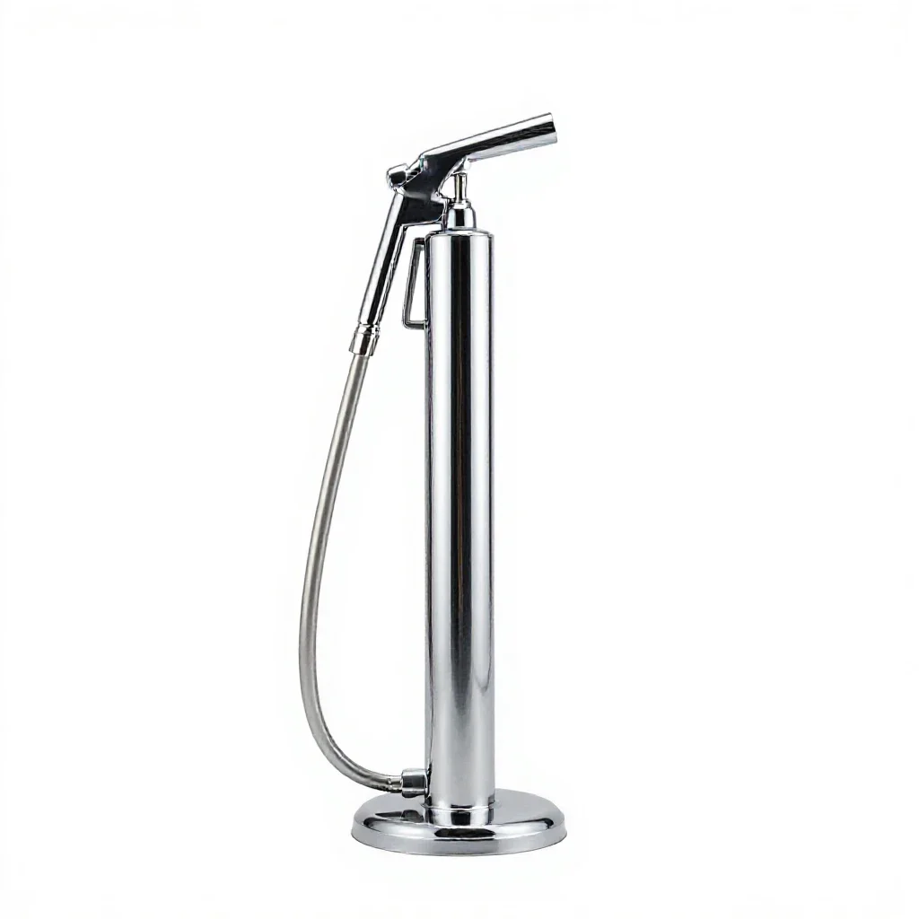 Hand pump isolated on a white background