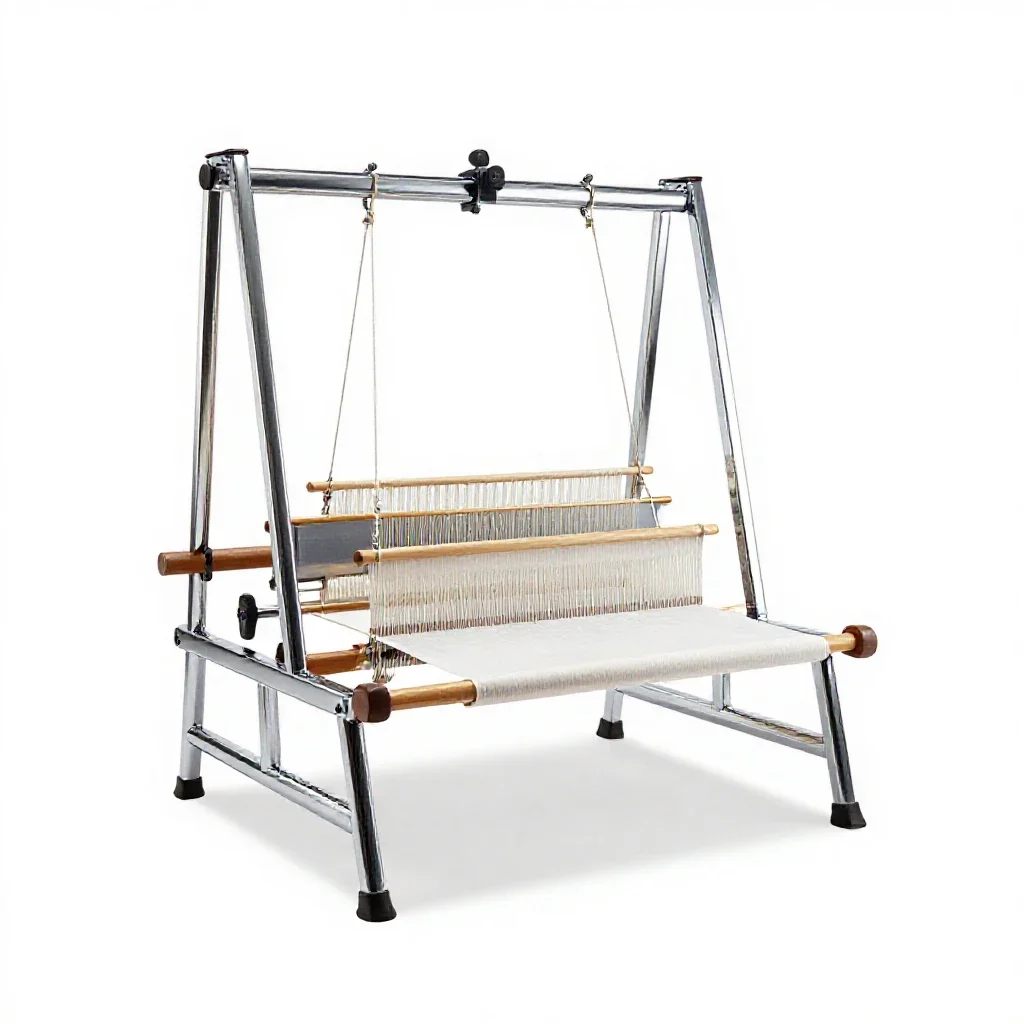 Handloom isolated on a white background