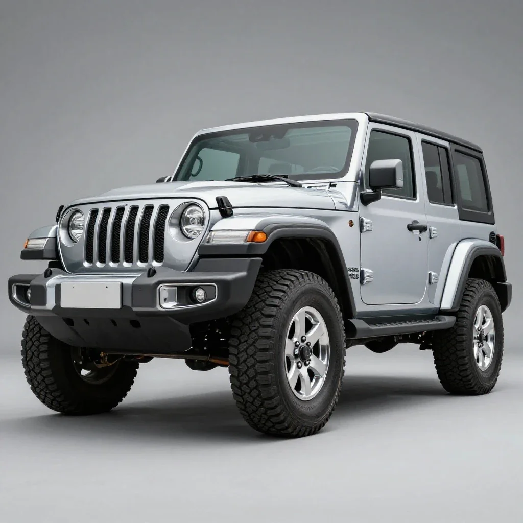 Jeep isolated on a white background
