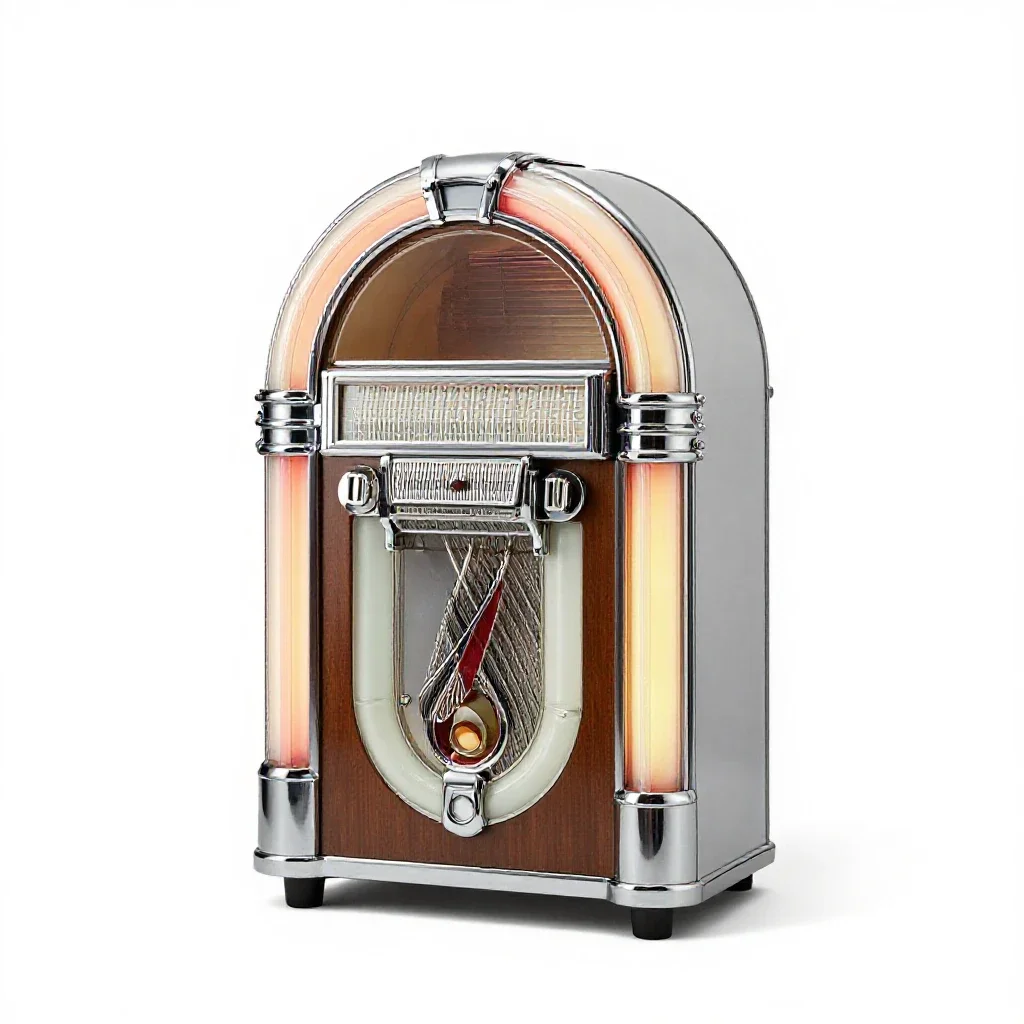 Jukebox isolated on a white background
