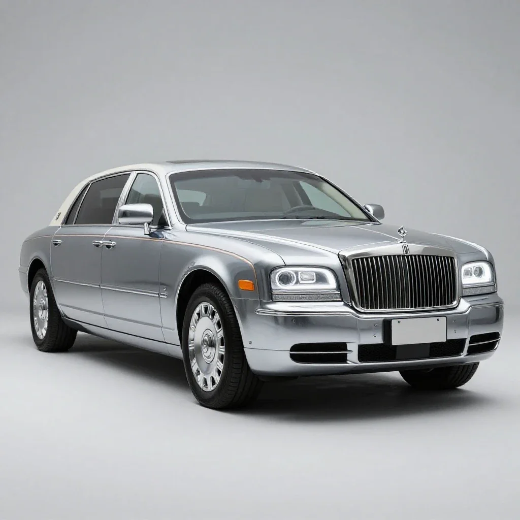 Limousine isolated on a white background