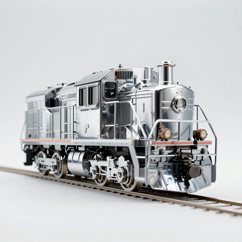 Locomotive isolated on a white background