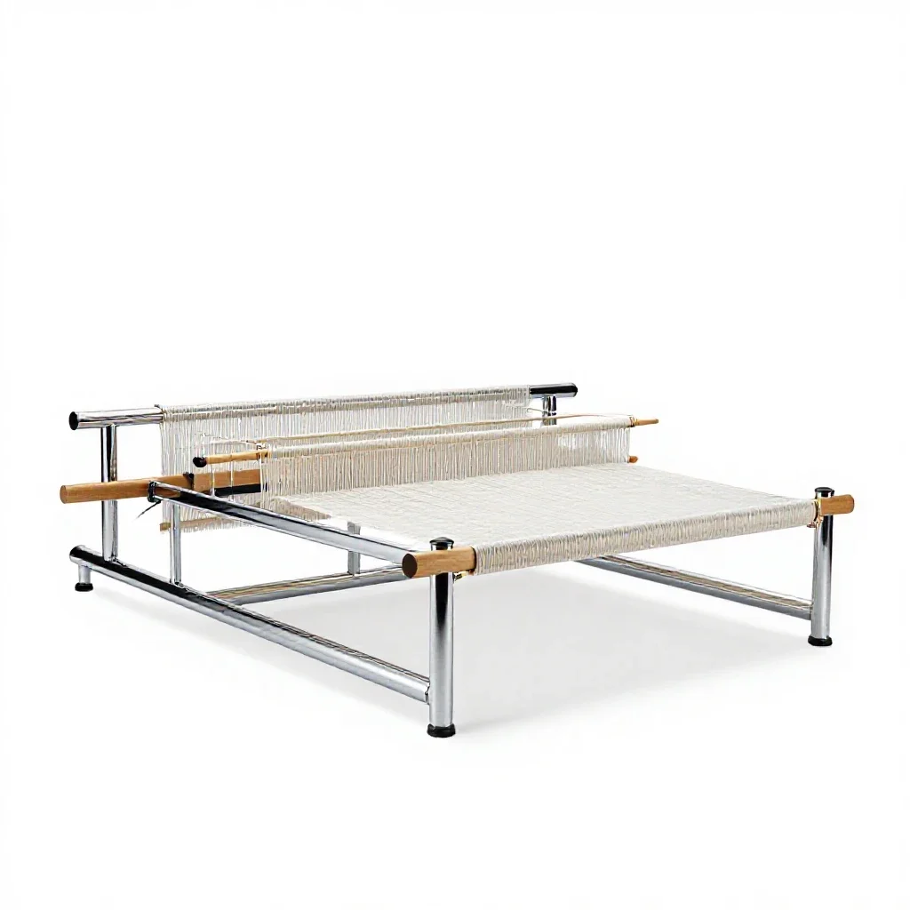 Low-warp-loom isolated on a white background