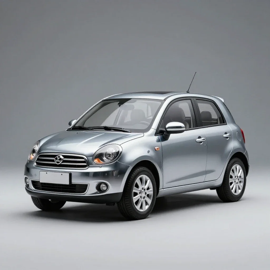 Minicar isolated on a white background