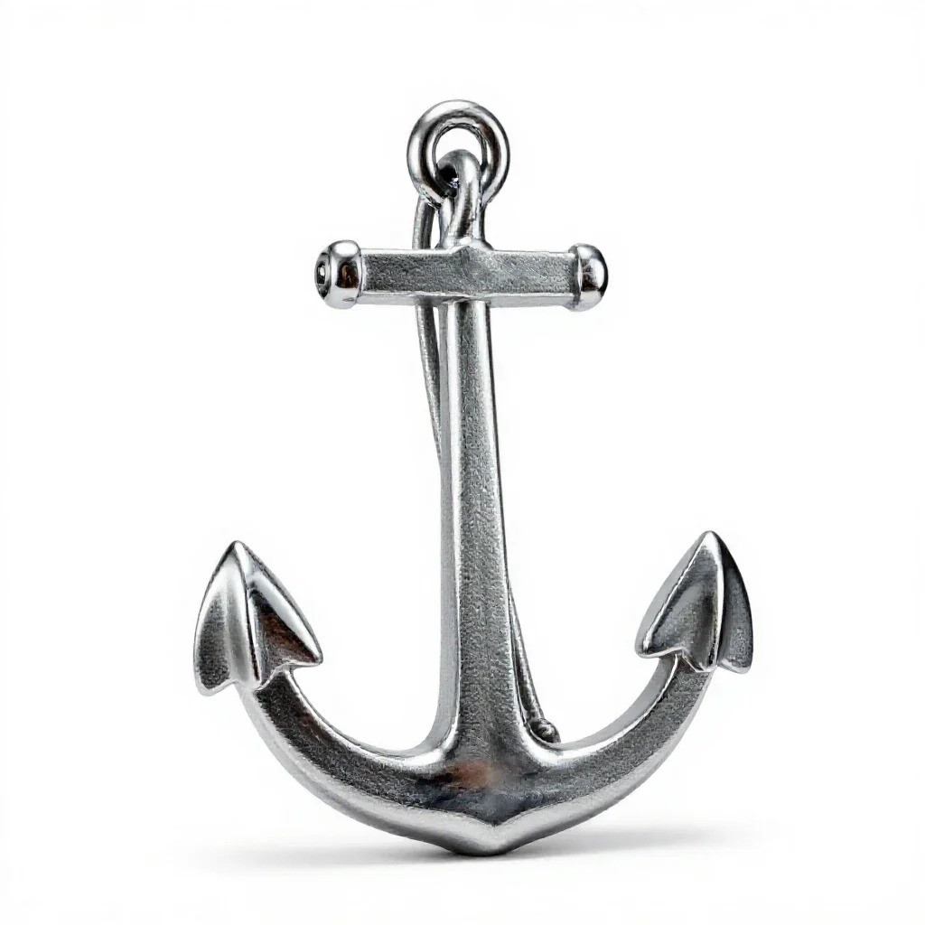 Mooring anchor isolated on a white background