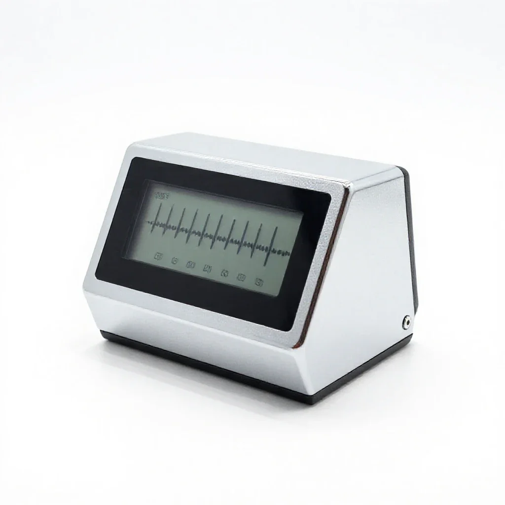 Pulse counter isolated on a white background