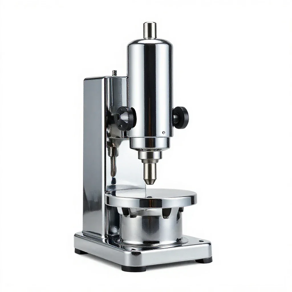 Punch press isolated on a white background