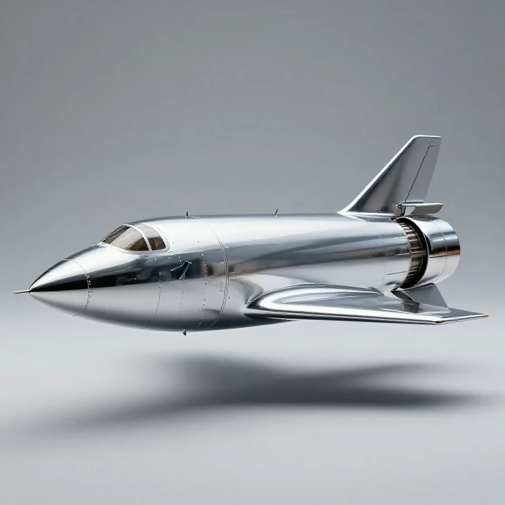 Ramjet isolated on a white background