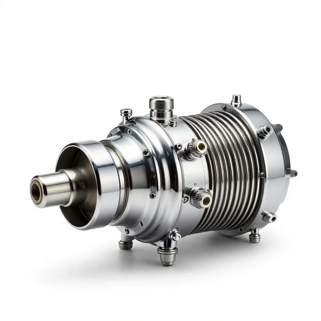 Reaction-propulsion engine isolated on a white background
