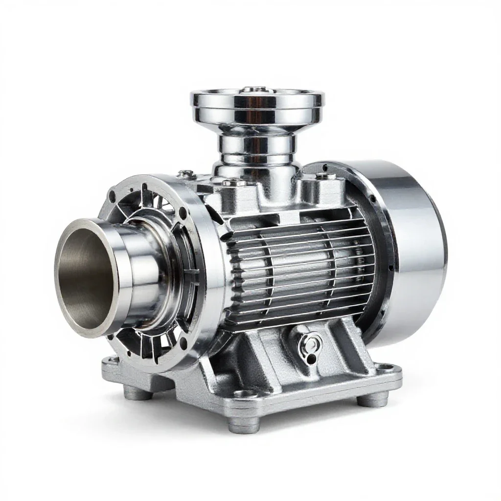 Reaction turbine isolated on a white background