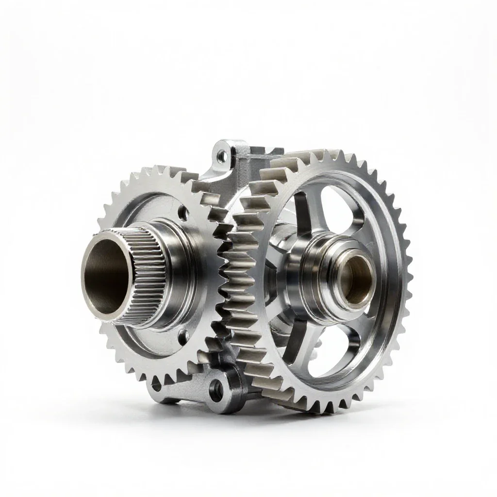 Reduction gear isolated on a white background