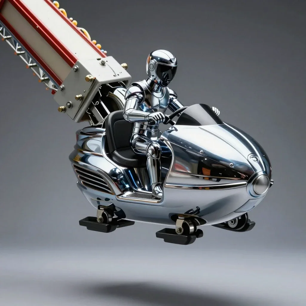Ride isolated on a white background